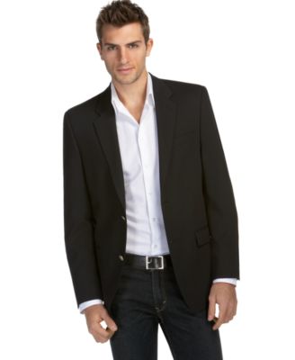 Black/Charcoal cashmere sweater or Blazer with buttondown and tie for ...