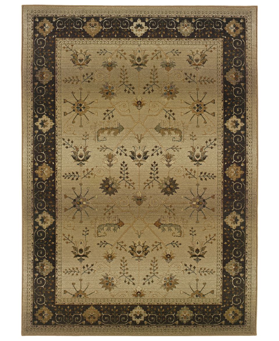 Sphinx by Oriental Weavers Area Rug, Genesis 112M Beige and Slate 2 3