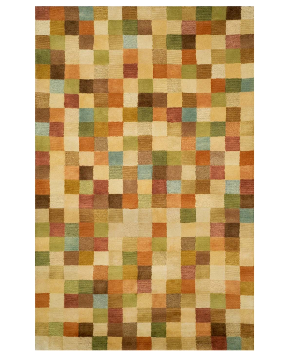 Liora Manné Rugs, Petra 9049/44 Squares Pastel Multi   Rugs   