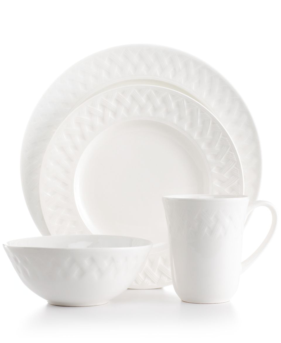 Martha Stewart Collection Dinnerware, Vintage Rose 16 Piece Set