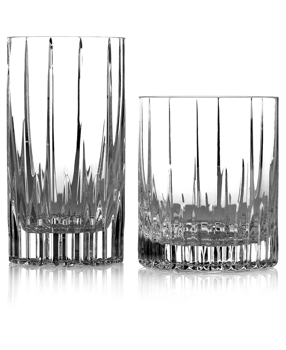 Mikasa Arctic Lights Crystal Double Old Fashioned Glass   Stemware