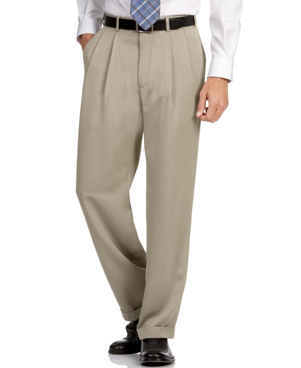 Perry Ellis Portfolio Dress Pants, Melange Microfiber   Mens Pants 