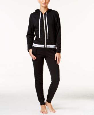 calvin klein hoodie and joggers