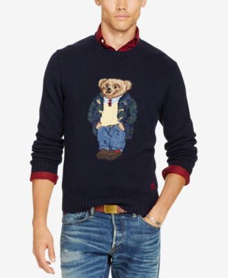 teddy bear ralph lauren sweater