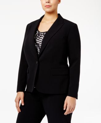 anne klein suits plus size