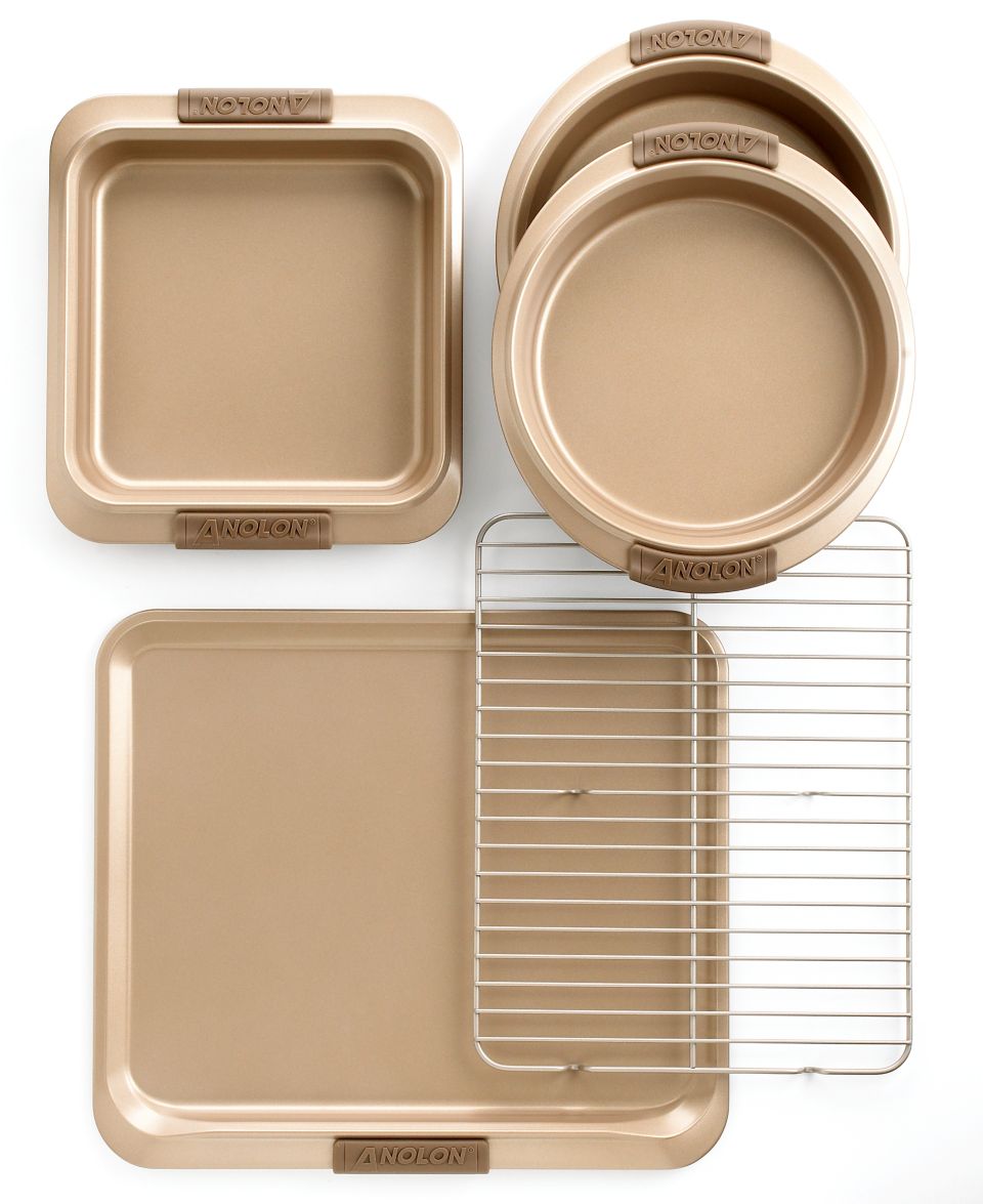 Anolon Advanced Bakeware Set, Bronze 5 Piece