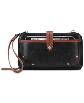 crossbody smartphone wallet