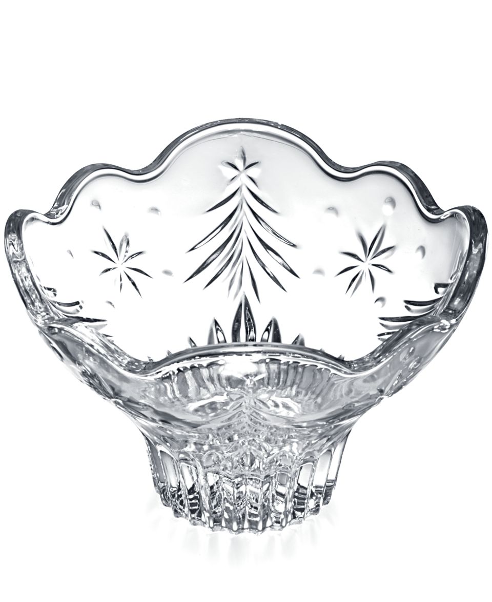 Celebrations by Mikasa Glass Bowl, Christmas Night