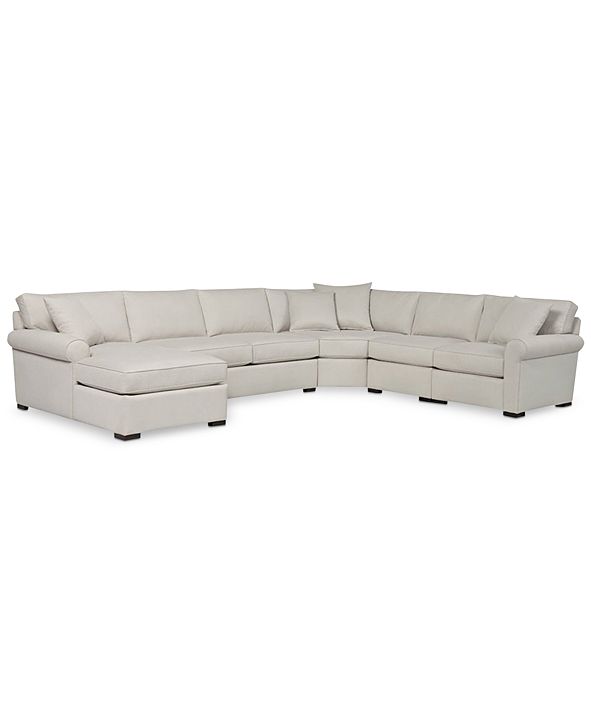 Furniture Astra Fabric Sectional Collection Created for 