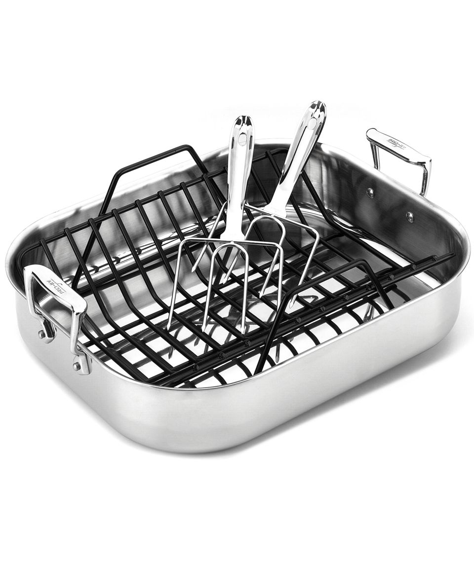 Classic Stainless Steel Roaster, 16   Cookware   Kitchen