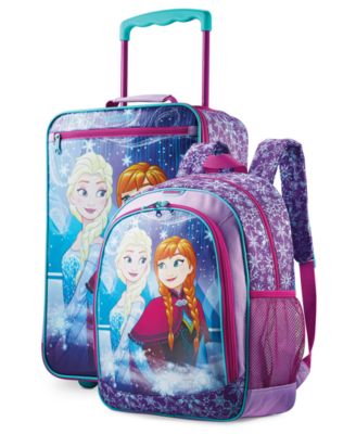 frozen kids luggage