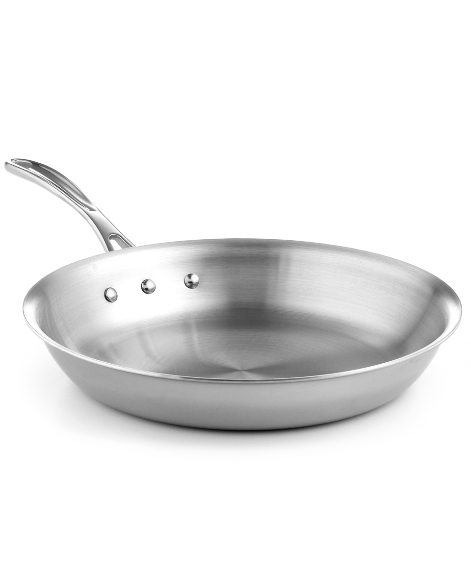 Calphalon Omelette Pan, Tri Ply Stainless Steel 10