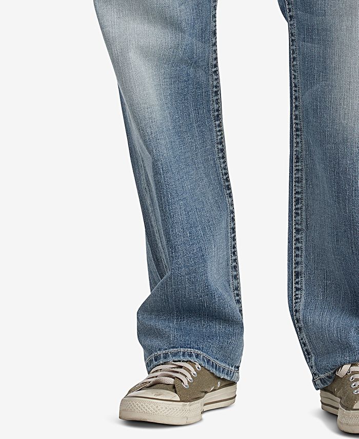 Silver Jeans Co. Men's Gordie Loose Fit Straight Stretch Jeans