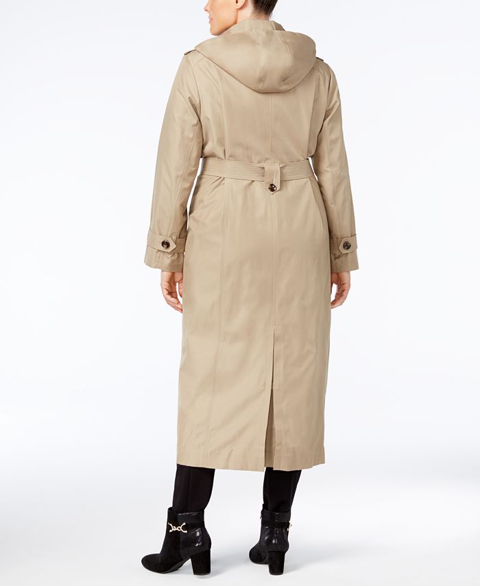 London Fog Plus Size Maxi Trench Coat & Reviews - Coats - Women - Macy's