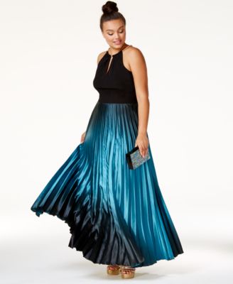 ombre dress plus size