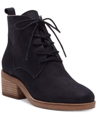 Lucky Brand Tamela Lace-Up Booties 
