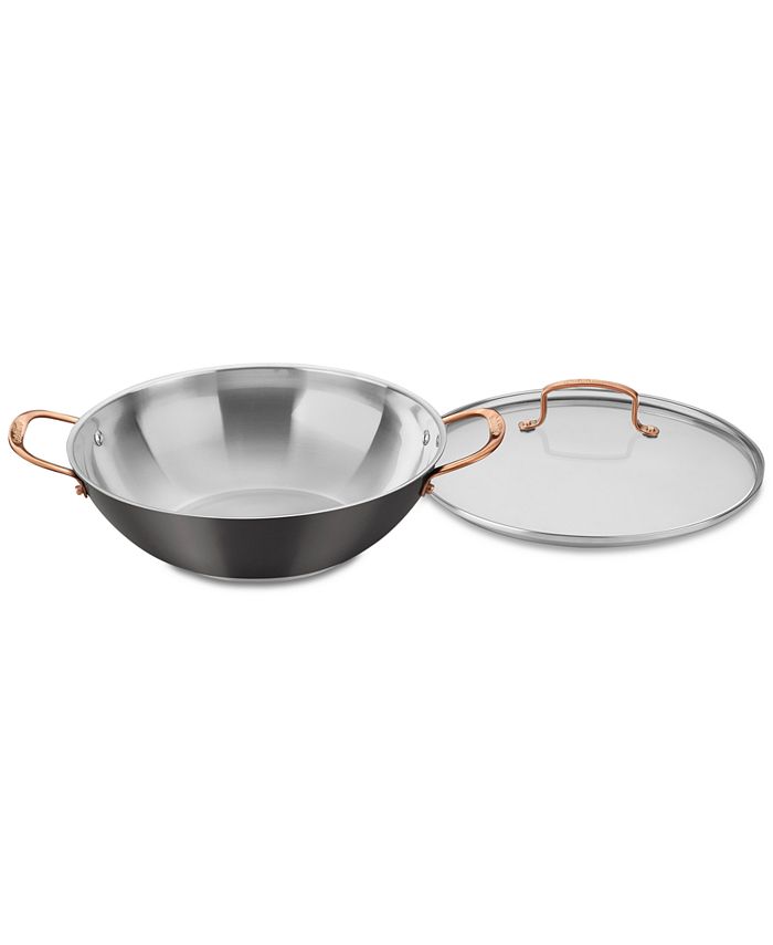 Cuisinart Onyx Black & Rose Gold AllPurpose Pan & Lid, Created for