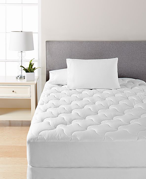 JLA Home Quilted King Mattress Pad by Martha Stewart Collection, Created for Macy's & Reviews