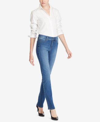 lauren ralph lauren ultimate slimming premier straight jeans