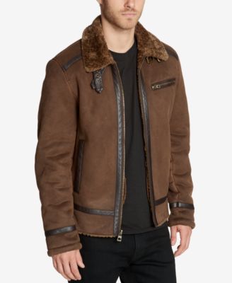 guess men's aviator jacket