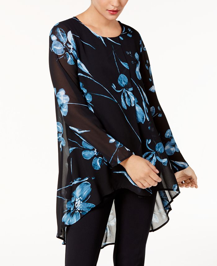chiffon high low