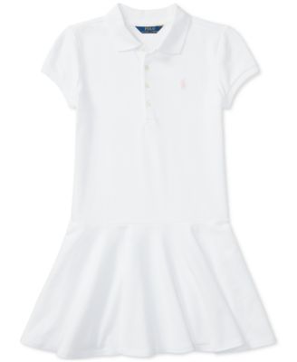 white polo shirt dress