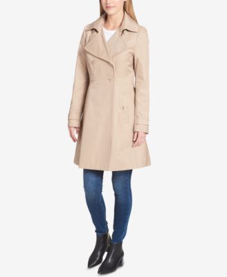 tommy hilfiger double breasted trench coat
