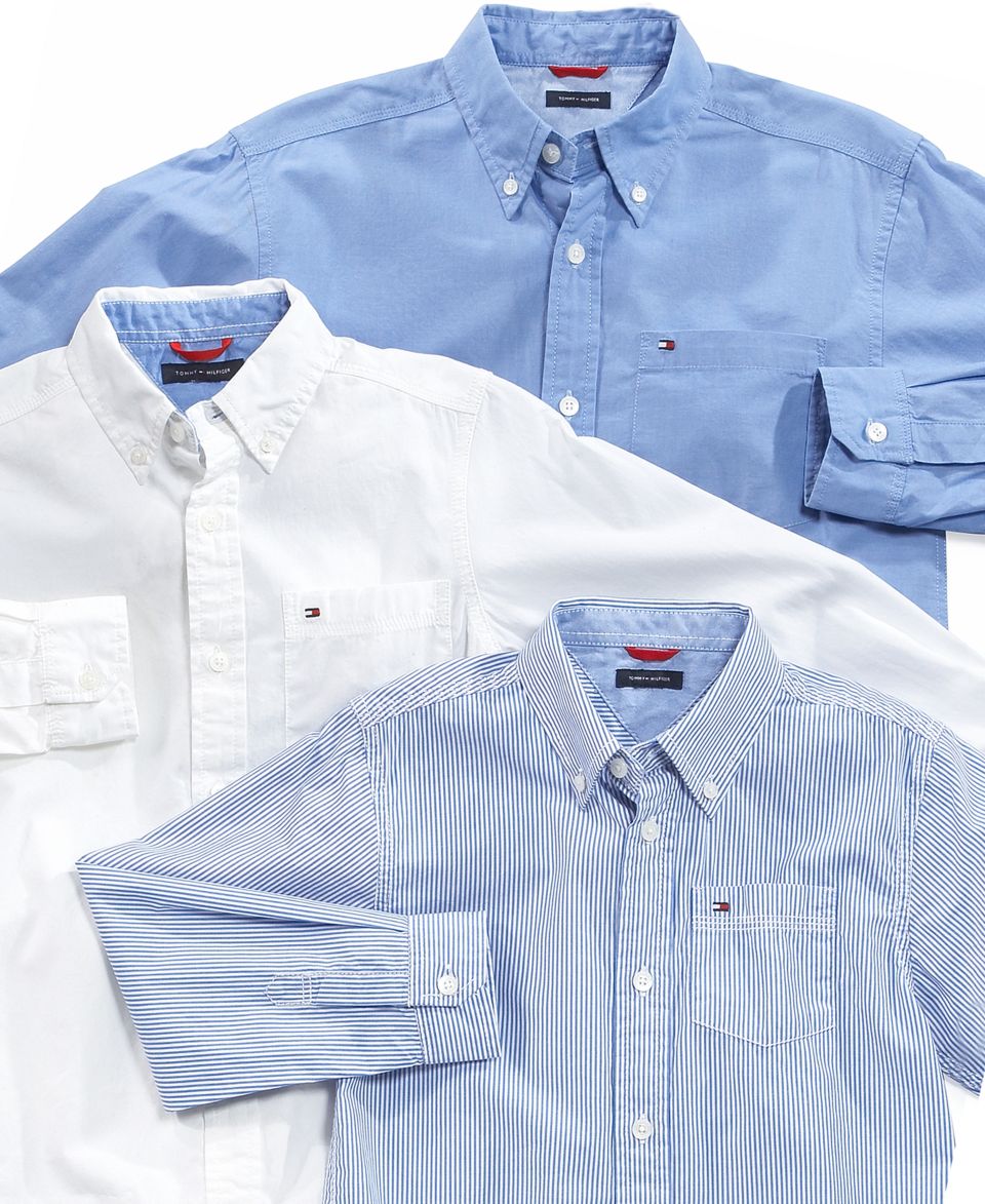 Izod Kids Shirt, Little Boys Hanging Oxford Shirt   Kids