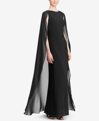 ralph lauren cape gown