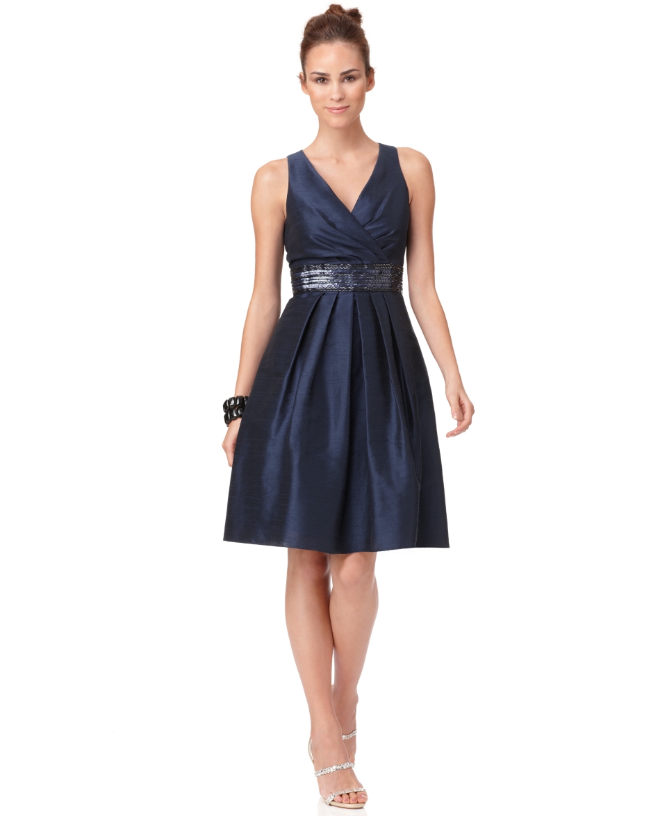 JS Boutique Dress, Sleeveless Embellished Waist