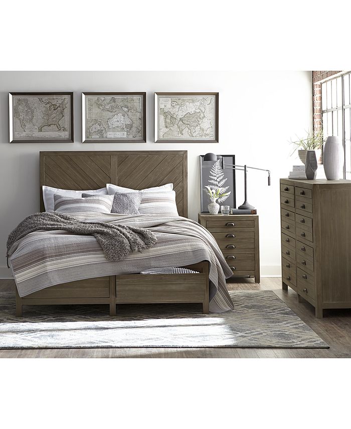 Furniture Broadstone Storage Bedroom Furniture, 3Pc. Set (King Bed