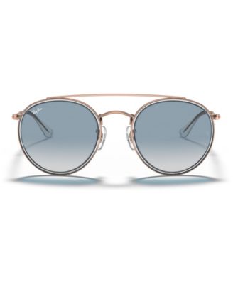 Солнцезащитные очки Ray-Ban, КРУГЛАЯ ДВОЙНАЯ ПЕРЕМЫЧКА RB3647N