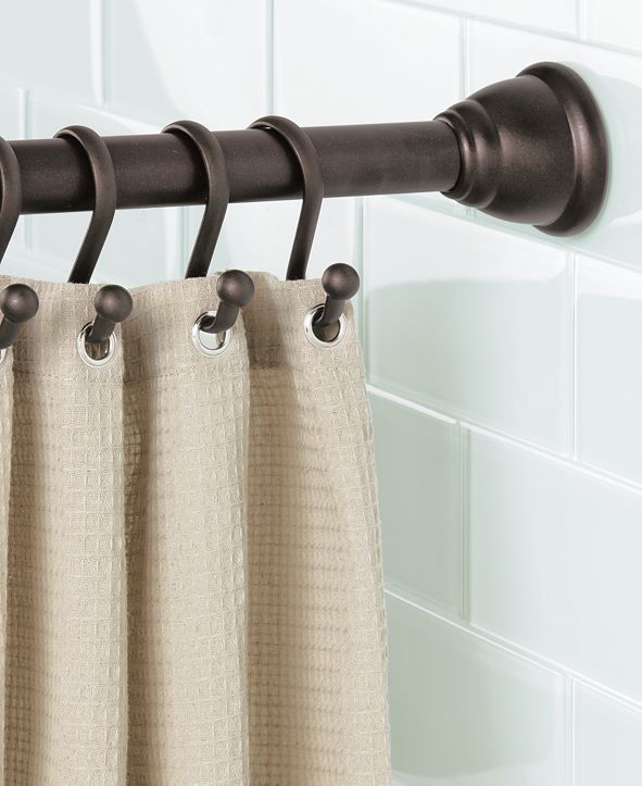 Interdesign Cameo Bronze Shower Curtain Tension Rod 43"75" & Reviews