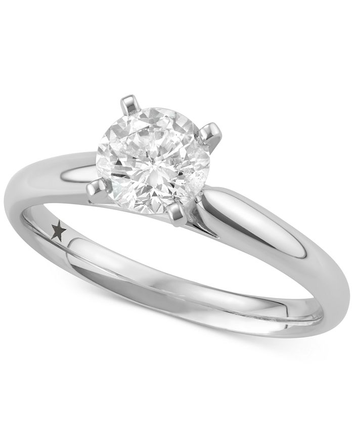 Macy's Star Signature Diamond Solitaire Engagement Ring (1 ct. t.w.) in