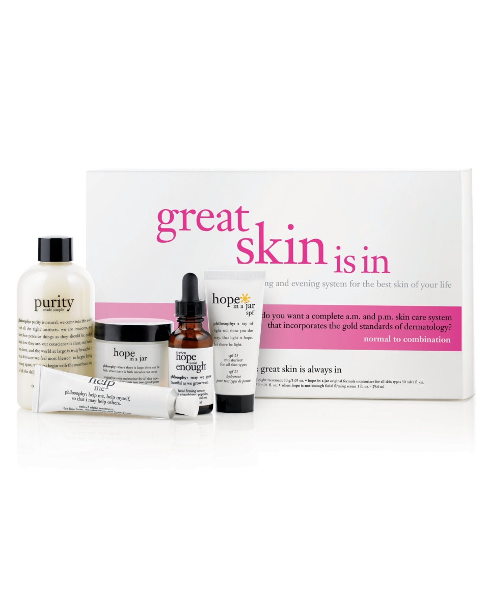 philosophy great skin is in deluxe day and night set