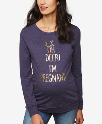 motherhood maternity christmas sweater