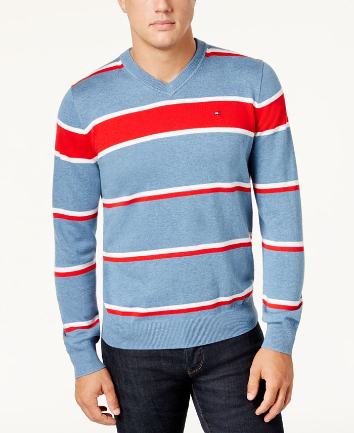 Tommy Hilfiger Men's Victory Stripe Sweater, Created for Macy's ...