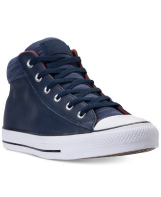 Star Street Mid Leather Casual Sneakers 