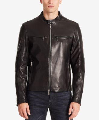 hugo boss amg leather jacket