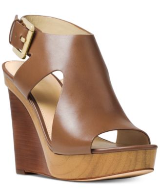 macys michael kors wedge sandals