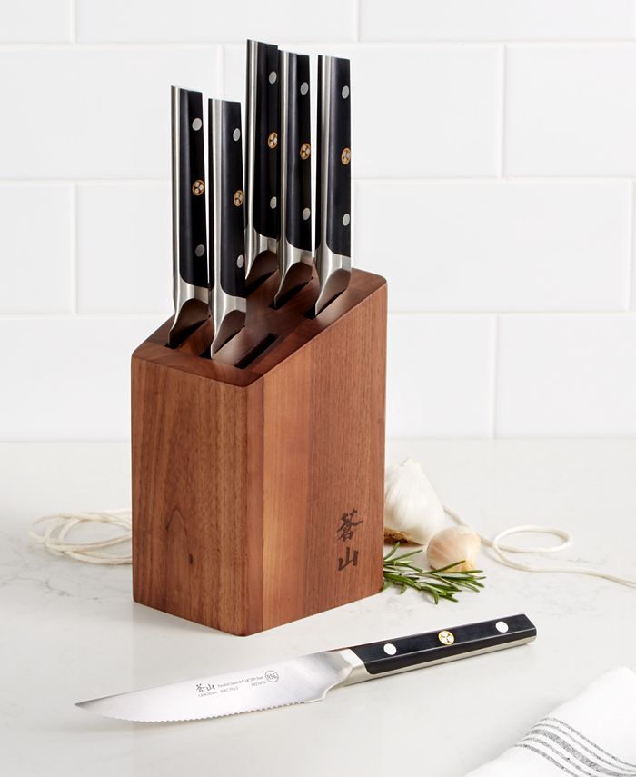 Cangshan TC Series 6Pc. Steak Knife Set & Walnut Block & Reviews