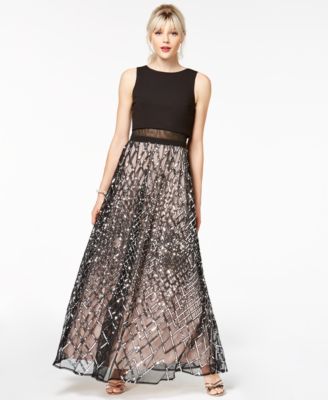 macy's junior formal gowns