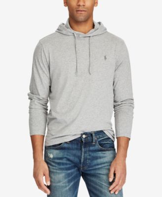 grey ralph lauren hoodie mens