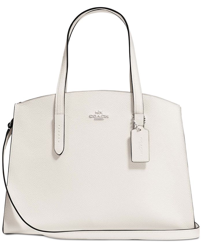 pic Coach Bags Macys Clearance coach charlie medium carryall in pebble