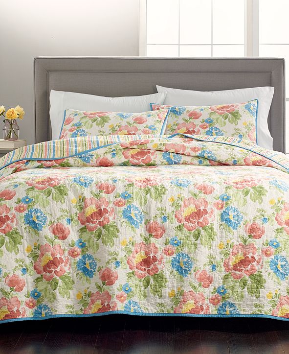 Martha Stewart Collection CLOSEOUT! Savannah Rose Reversible 100