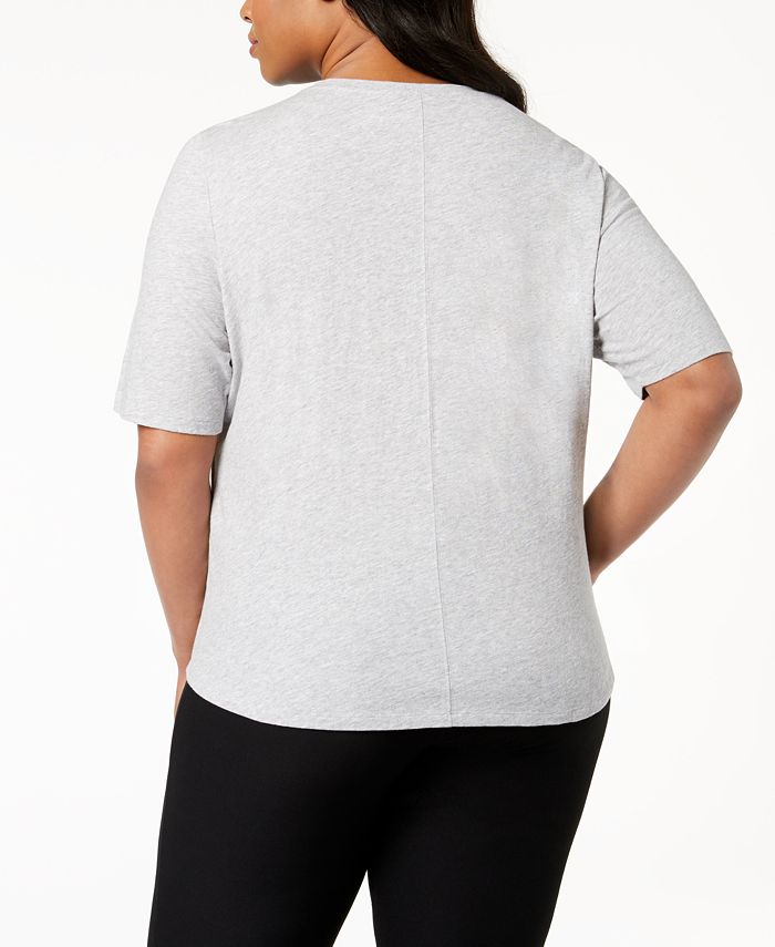 eileen fisher elbow sleeve tee