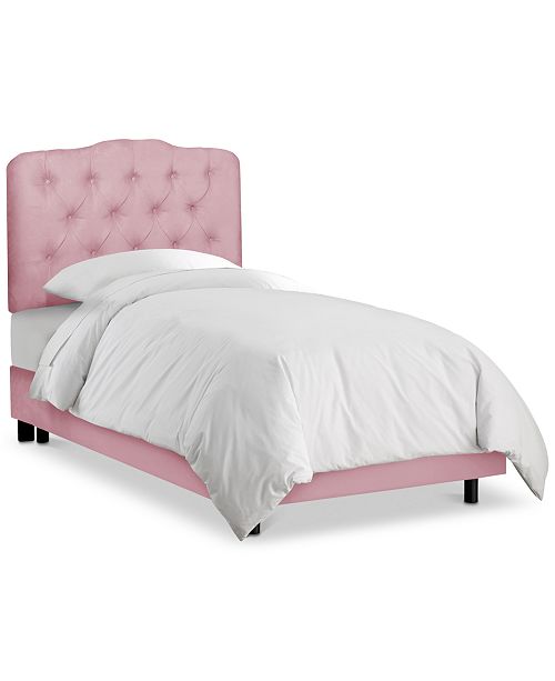 Skyline Brooke Tufted Bed Twin Reviews Furniture Macy S