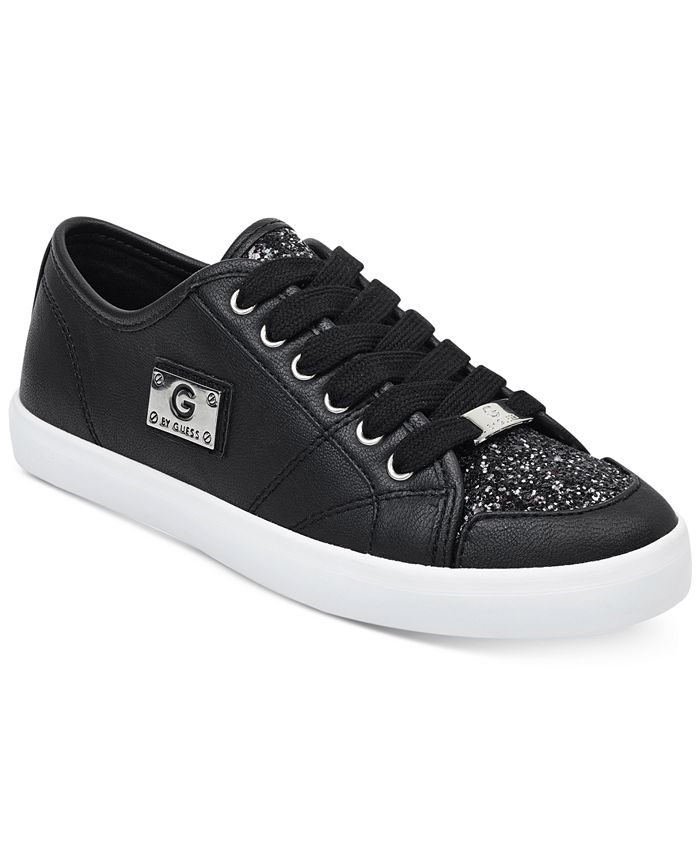 G by GUESS Matrix Glitter Lace Up Sneakers & Reviews Athletic Shoes