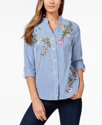 macys womens charter club blouses