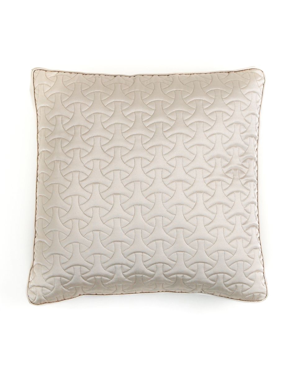 Hotel Collection Rings Quilted Decorative Pillow, 16x16